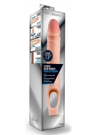 Телесная насадка на пенис 10 Inch Cock Sheath Extender - 25 см. - Blush Novelties - в Новочебоксарске купить с доставкой