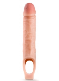 Телесная насадка на пенис 10 Inch Cock Sheath Extender - 25 см. - Blush Novelties - в Новочебоксарске купить с доставкой