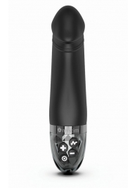 Черный вибратор с электростимуляцией Real Deal Neal - 16,5 см. - MyStim - купить с доставкой в Новочебоксарске