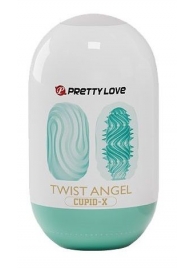 Бирюзовый мастурбатор-яйцо Twist Angel - Baile - в Новочебоксарске купить с доставкой
