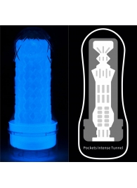 Светящийся в темноте мастурбатор Lumino Play Masturbator Pocketed - Lovetoy - в Новочебоксарске купить с доставкой