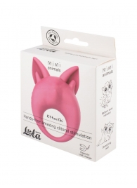Розовое перезаряжаемое эрекционное кольцо Kitten Kiki - Lola Games - в Новочебоксарске купить с доставкой