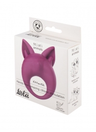 Фиолетовое перезаряжаемое эрекционное кольцо Kitten Kiki - Lola Games - в Новочебоксарске купить с доставкой