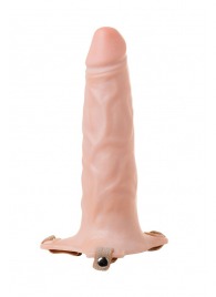 Телесный реалистичный фаллопротез - 18,5 см. - LOVETOY (А-Полимер) - купить с доставкой в Новочебоксарске