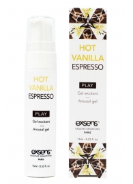 Возбуждающий гель Hot Vanilla Espresso Arousal Gel - 15 мл. - Exsens - купить с доставкой в Новочебоксарске