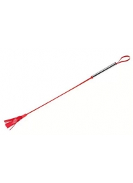 Красный латексный стек с лентами - 62 см. - Sitabella - купить с доставкой в Новочебоксарске