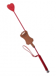 Стек с красным наконечником-сердечком - 70 см. - Sitabella - купить с доставкой в Новочебоксарске