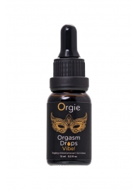 Возбуждающий гель для клитора ORGIE Orgasm Drops Vibe - 15 мл. - ORGIE - купить с доставкой в Новочебоксарске