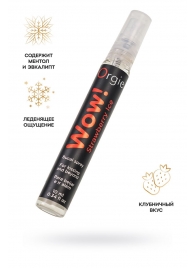 Оральный спрей ORGIE Wow! Strawberry Ice Blowjob Spray с охлаждающим и возбуждающим эффектом - 10 мл. - ORGIE - купить с доставкой в Новочебоксарске