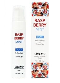 Возбуждающий гель Raspberry Mint с ароматом малины и мяты - 15 мл. - Exsens - купить с доставкой в Новочебоксарске