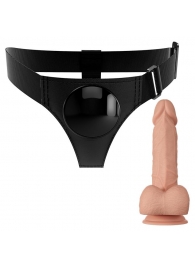 Телесная насадка на поясе со стыковочной платформой Jerry - 21,8 см. - Baile - купить с доставкой в Новочебоксарске