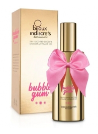 Гель с ароматом жвачки Bubblegum 2-in-1 Scented Silicone Massage And Intimate Gel - 100 мл. - Bijoux Indiscrets - купить с доставкой в Новочебоксарске