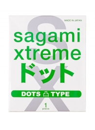Презерватив Sagami Xtreme Type-E с точками - 1 шт. - Sagami - купить с доставкой в Новочебоксарске