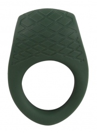 Зеленое эрекционное виброкольцо Luxurious Vibro Cock Ring - Orion - в Новочебоксарске купить с доставкой