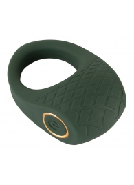 Зеленое эрекционное виброкольцо Luxurious Vibro Cock Ring - Orion - в Новочебоксарске купить с доставкой