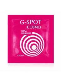 Стимулирующий интимный крем для женщин Cosmo G-spot - 2 гр. - Биоритм - купить с доставкой в Новочебоксарске