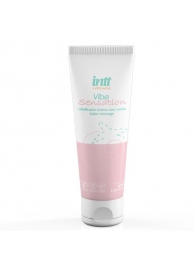 Лубрикант на водной основе Vibe Sensation с клубничным вкусом и легким вибрирующим эффектом - 50 гр. - INTT - купить с доставкой в Новочебоксарске