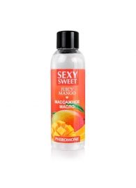 Массажное масло Sexy Sweet Juicy Mango с феромонами и ароматом манго - 75 мл. - Биоритм - купить с доставкой в Новочебоксарске