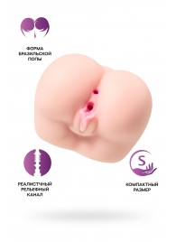 Реалистичный мастурбатор Paula с 2 любовными тоннелями - ToyFa - в Новочебоксарске купить с доставкой