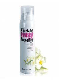 Массажная хрустящая пенка Tickle My Body Monoi с ароматом моной - 150 мл. - Love to Love - купить с доставкой в Новочебоксарске