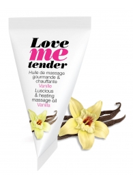 Съедобное согревающее массажное масло Love Me Tender Vanilla с ароматом ванили - 10 мл. - Love to Love - купить с доставкой в Новочебоксарске