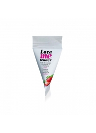 Съедобное согревающее массажное масло Love Me Tender Strawberry с ароматом клубники - 10 мл. - Love to Love - купить с доставкой в Новочебоксарске
