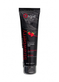 Интимный гель на водной основе Lube Tube Strawberry с клубничным вкусом - 100 мл. - ORGIE - купить с доставкой в Новочебоксарске