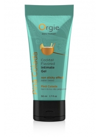 Съедобный интимный гель Orgie Lube Tube Cocktail Pina Colada - 50 мл. - ORGIE - купить с доставкой в Новочебоксарске