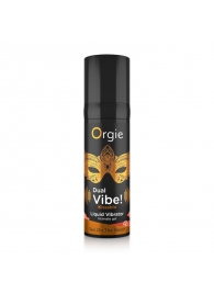 Съедобный гель Dual Vibe Sex On The Beach с эффектом вибрации и вкусом коктейля «секс на пляже» - 15 мл. - ORGIE - купить с доставкой в Новочебоксарске