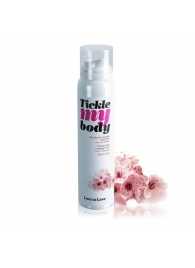 Массажная хрустящая пенка Tickle My Body Cherry Blossom с ароматом вишневого цвета - 150 мл. - Love to Love - купить с доставкой в Новочебоксарске