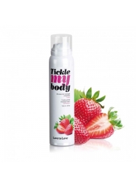 Массажная хрустящая пенка Tickle My Body Strawberry с ароматом клубники - 150 мл. - Love to Love - купить с доставкой в Новочебоксарске