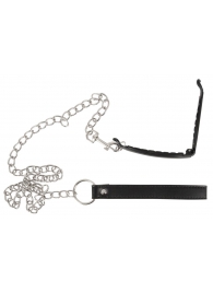 Зажим для половых губ с поводком Pussy Clamp With A Leash - Orion - купить с доставкой в Новочебоксарске
