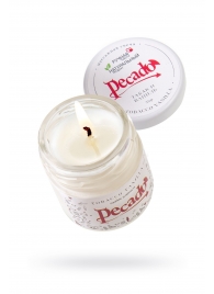 Массажная свеча Tobacco Vanilla - 35 мл. - Pecado - купить с доставкой в Новочебоксарске