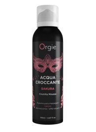 Хрустящая пенка для массажа Orgie Acqua Croccante Sakura с ароматом сакуры - 150 мл. - ORGIE - купить с доставкой в Новочебоксарске
