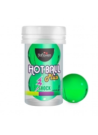 Лубрикант на силиконовой основе Hot Ball Plus с покалывающим эффектом (2 шарика по 3 гр.) - HotFlowers - купить с доставкой в Новочебоксарске