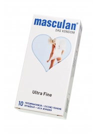 Ультратонкие презервативы Masculan Ultra Fine с обильной смазкой - 10 шт. - Masculan - купить с доставкой в Новочебоксарске