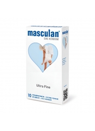 Ультратонкие презервативы Masculan Ultra Fine с обильной смазкой - 10 шт. - Masculan - купить с доставкой в Новочебоксарске