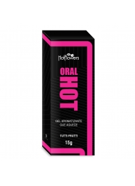 Гель для оральных ласк Oral Hot с согревающим эффектом - 15 гр. - HotFlowers - купить с доставкой в Новочебоксарске
