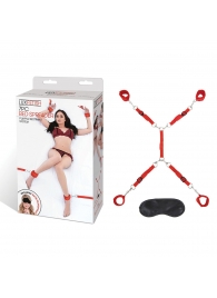 Красная фиксация на матрас Classic Bedspreader - Lux Fetish - купить с доставкой в Новочебоксарске