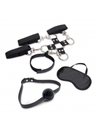 Набор для фиксации из 7 предметов Hogtie   Ball Gag Kit - Lux Fetish - купить с доставкой в Новочебоксарске
