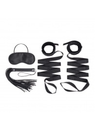 Эротический набор 4PC Bondage Bed Strap   Flogger Kit - Lux Fetish - купить с доставкой в Новочебоксарске