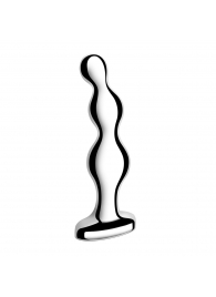 Стальной анальный фаллоимитатор для простаты Stainless Steel Anal Beads - 13 см. - b-Vibe - в Новочебоксарске купить с доставкой