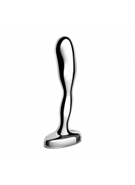 Стальной стимулятор простаты Stainless Steel Prostate Plug - 11,5 см. - b-Vibe - в Новочебоксарске купить с доставкой
