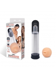 Автоматическая вакуумная помпа-мастурбатор Blowjob Auto Sucker Penis Enlarger Pump - Lux Fetish - в Новочебоксарске купить с доставкой