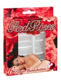 Набор из 6 насадок с шипиками Red Roses - Orion - в Новочебоксарске купить с доставкой