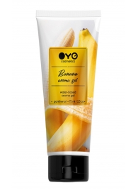 Лубрикант на водной основе OYO Aroma Gel Banana с ароматом банана - 75 мл. - OYO - купить с доставкой в Новочебоксарске