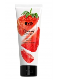 Лубрикант на водной основе OYO Aroma Gel Strawberry с ароматом клубники - 75 мл. - OYO - купить с доставкой в Новочебоксарске
