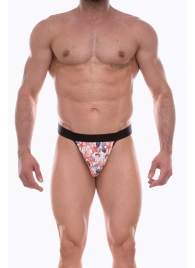 Белые трусы-тонги с морским принтом - Don Moris купить с доставкой