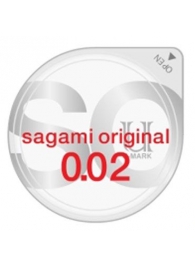 Ультратонкий презерватив Sagami Original - 1 шт. - Sagami - купить с доставкой в Новочебоксарске
