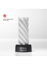 Белый 3D мастурбатор SPIRAL - Tenga - в Новочебоксарске купить с доставкой